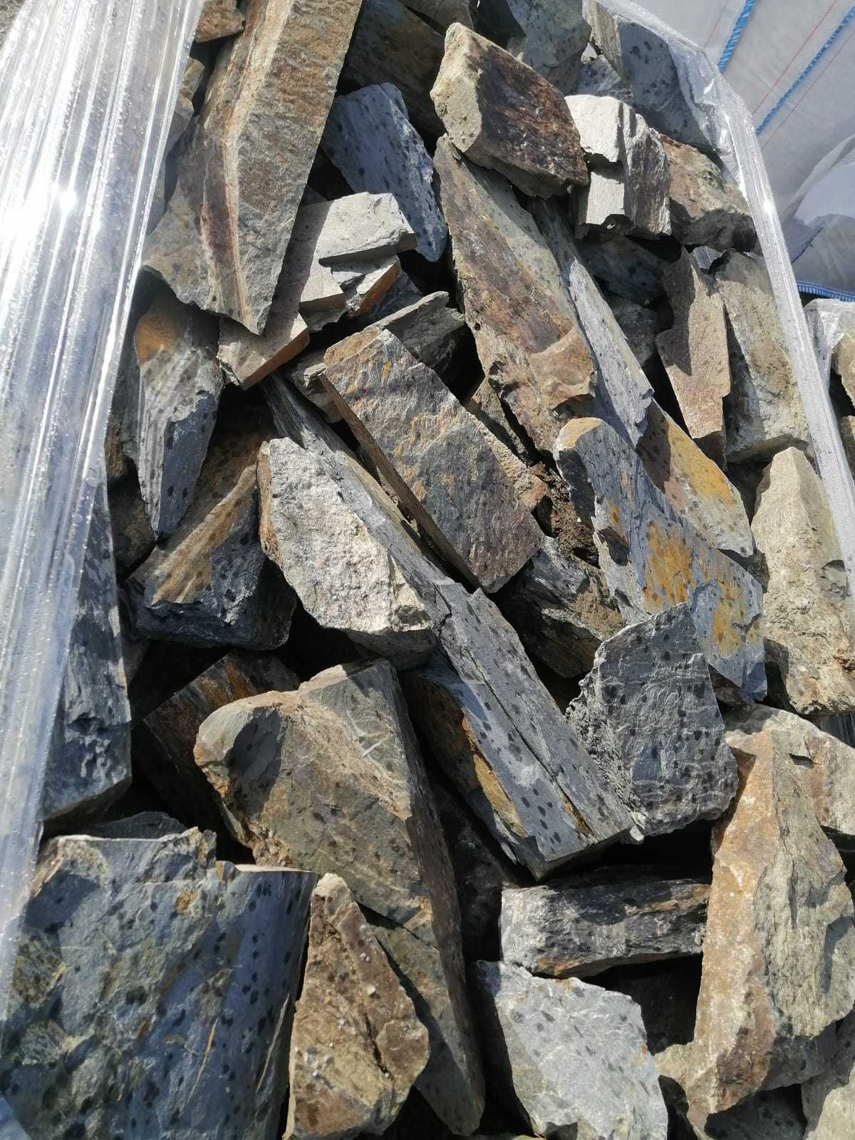 Łupek szarogłazowy na murek oporowy skarpę oczko kamień TONA z dostawą