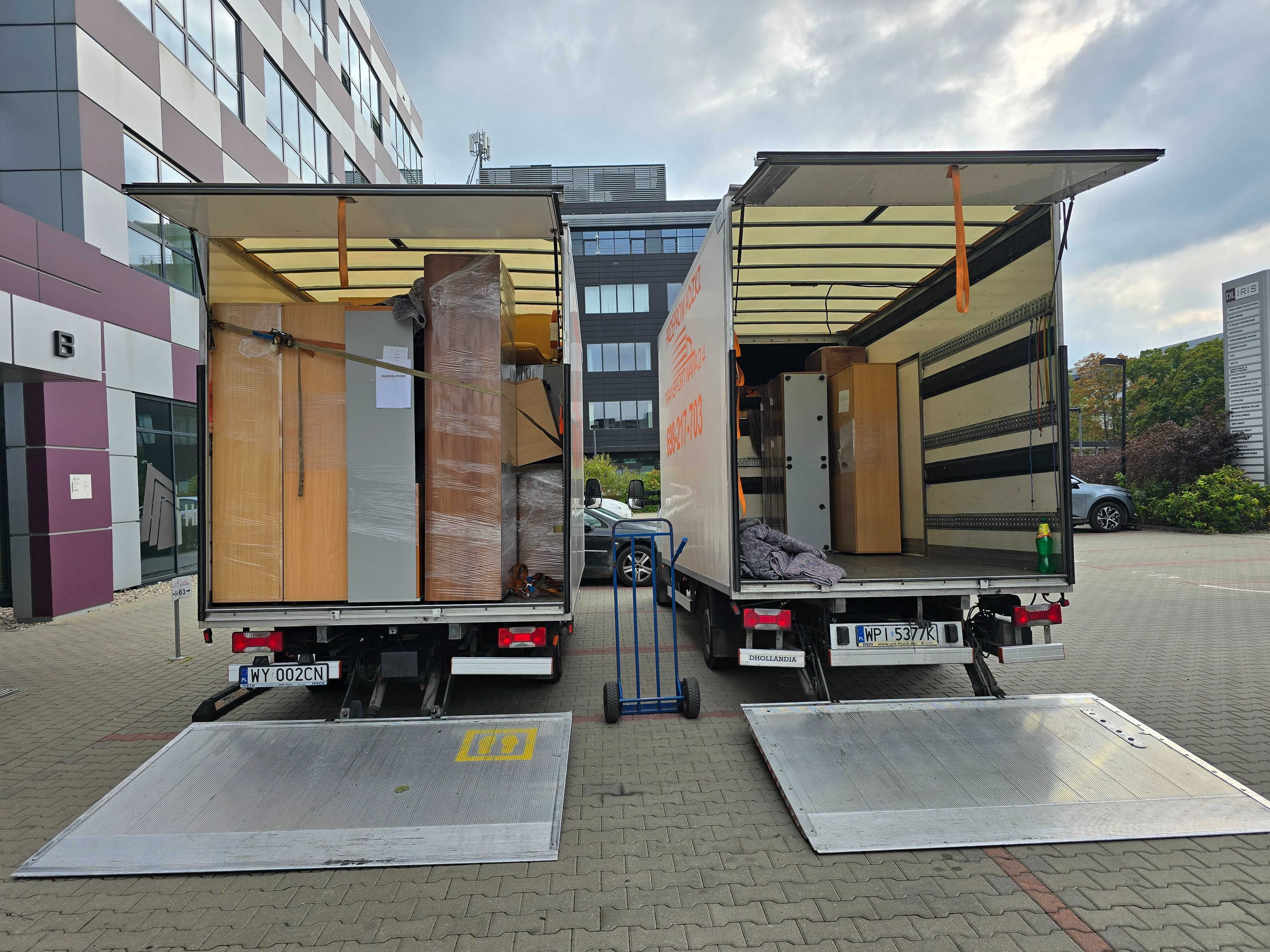 Przeprowadzki 24h/7,transport mebli,magazynowanie auta z windą tani
