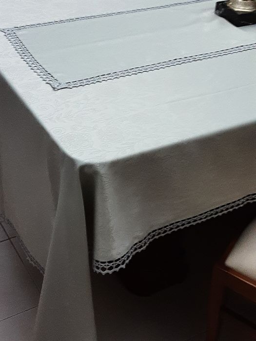 Toalha bom tecido  Natalício com ponto  croché linha  pratiada