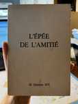 L’épée de L’amitié