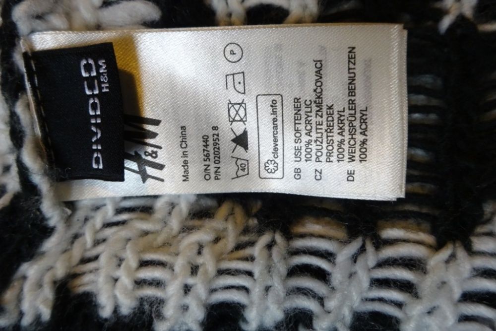 oryginalny komin z czachami, h&m divided