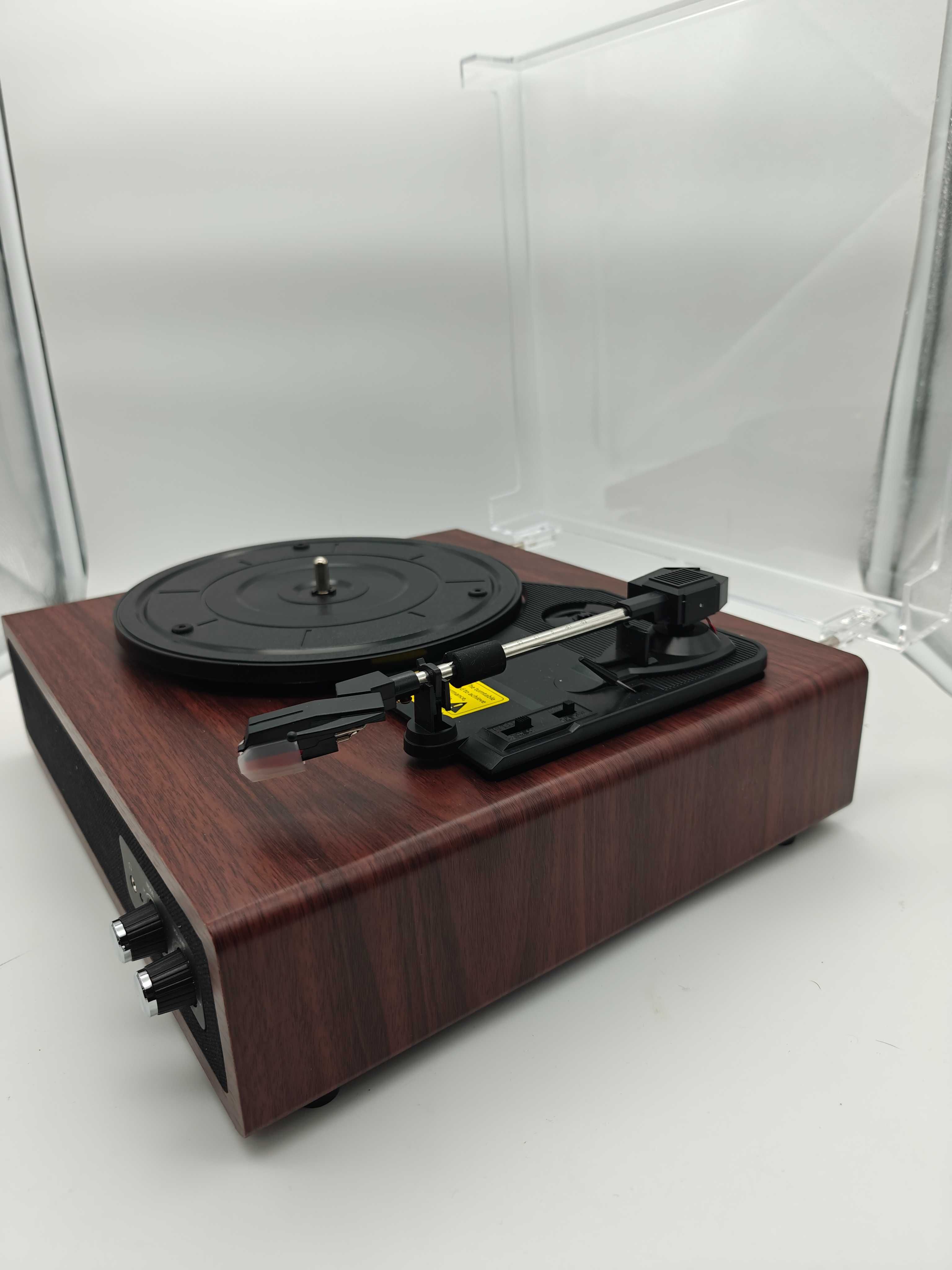 Leitor de Discos de Vinil com Bluetooth com Colunas Integradas