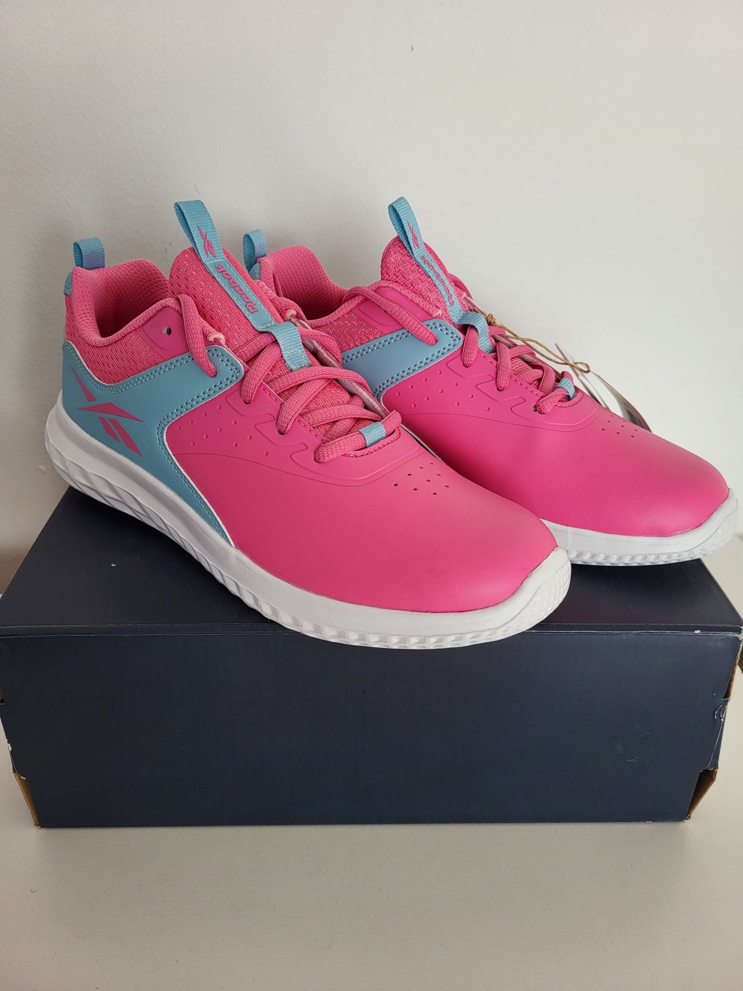 Nowe oryginalne buty 37 Reebok dla dziewczynki różowe sportowe