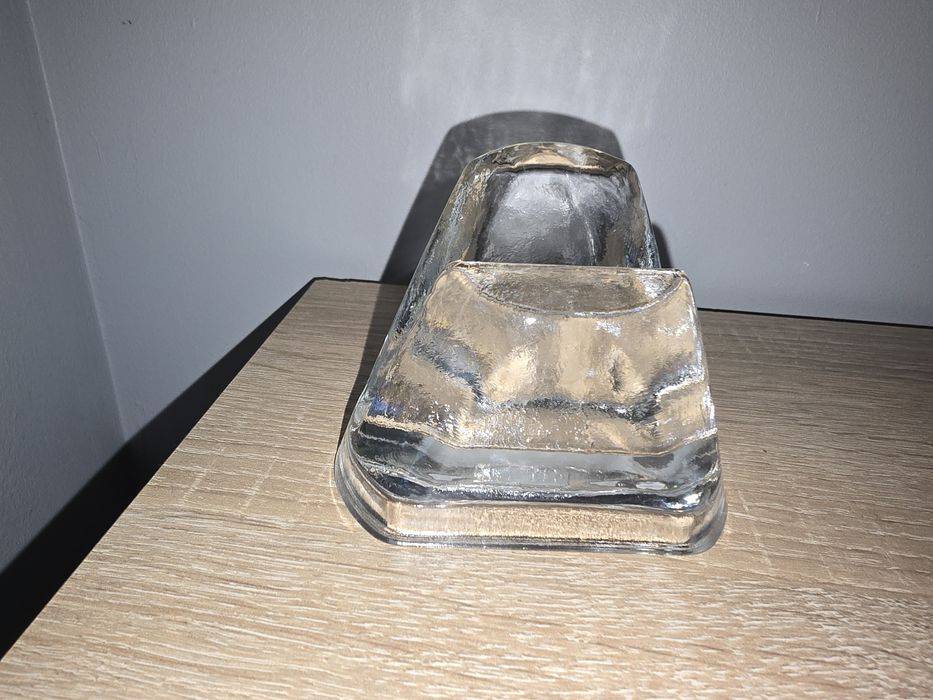 Serwetnik szklany przeźroczysty