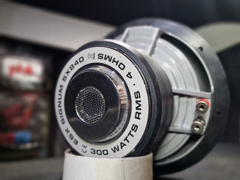 Skrzynia basowa subwoofer tuba Głośnik 20 cm Esx SX840 Car Audio