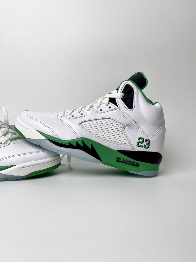 Оригинал Nike Air Jordan 5 Retro Lucky Green (DD9336 103) кожание