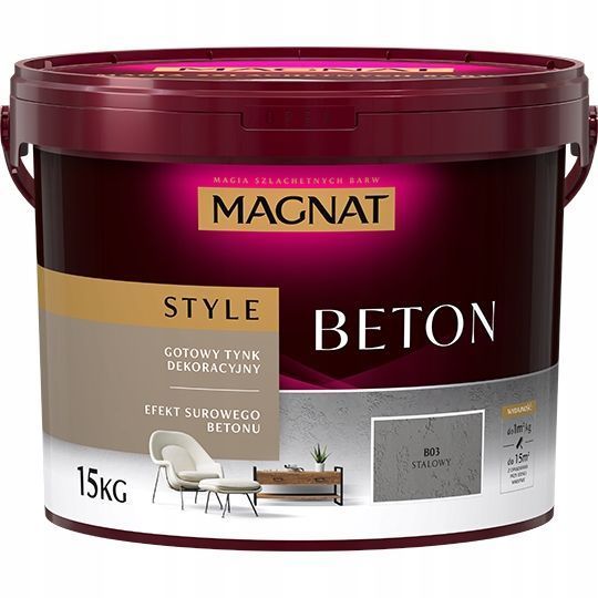 MAGNAT Style Beton B03 Stalowy 15kg