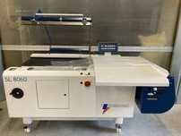 Zgrzewarka do rekawa z tasmociągiem automat robopac sl 8060 kloszowa
