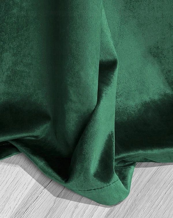 Zasłona 140x250 Dekoracyjna na przelotkach Velvet Soft Butelkowy