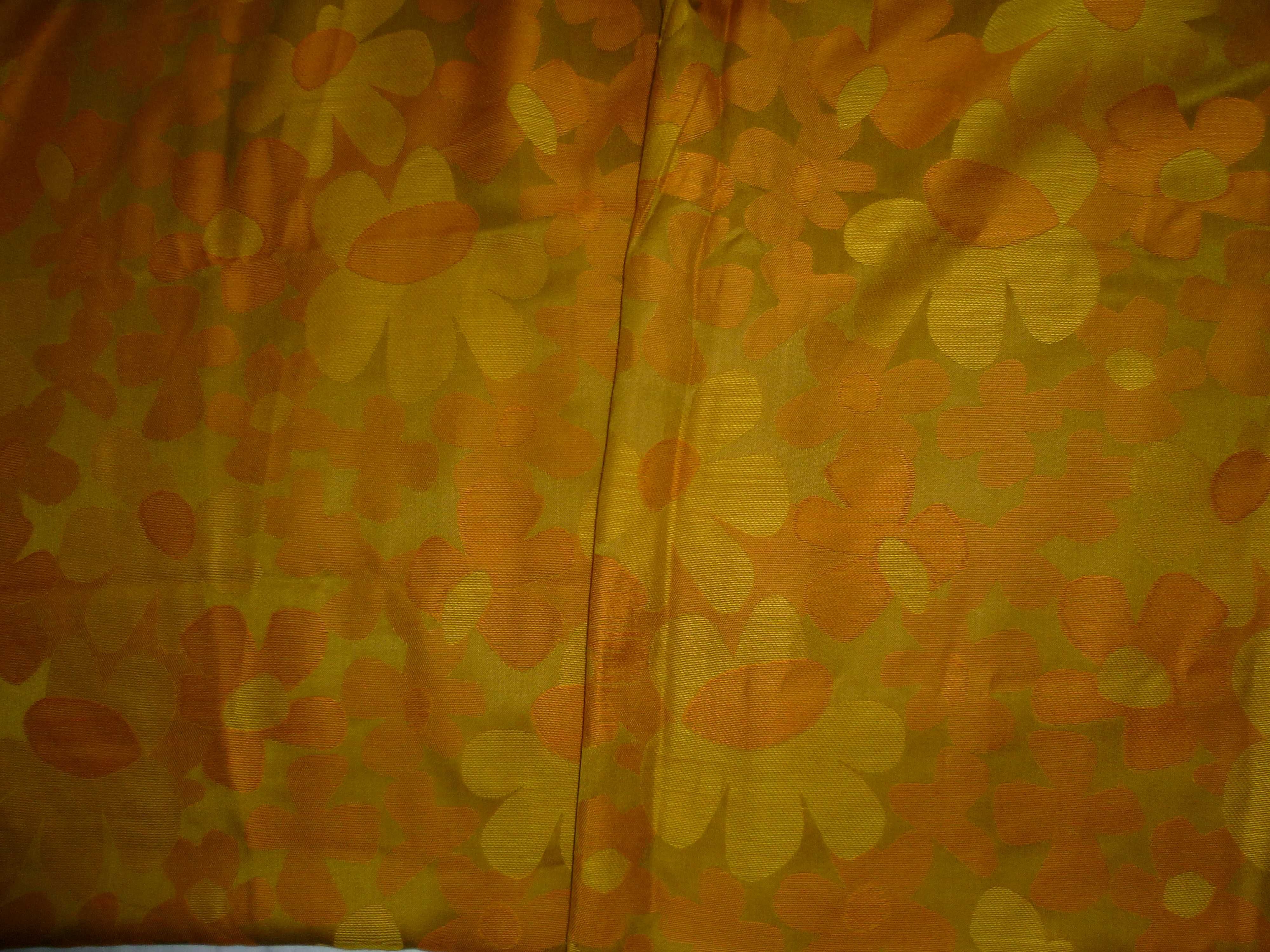 Cortinado FlowerPower anos 70 VINTAGE da Alemanha 245 x  163 cm