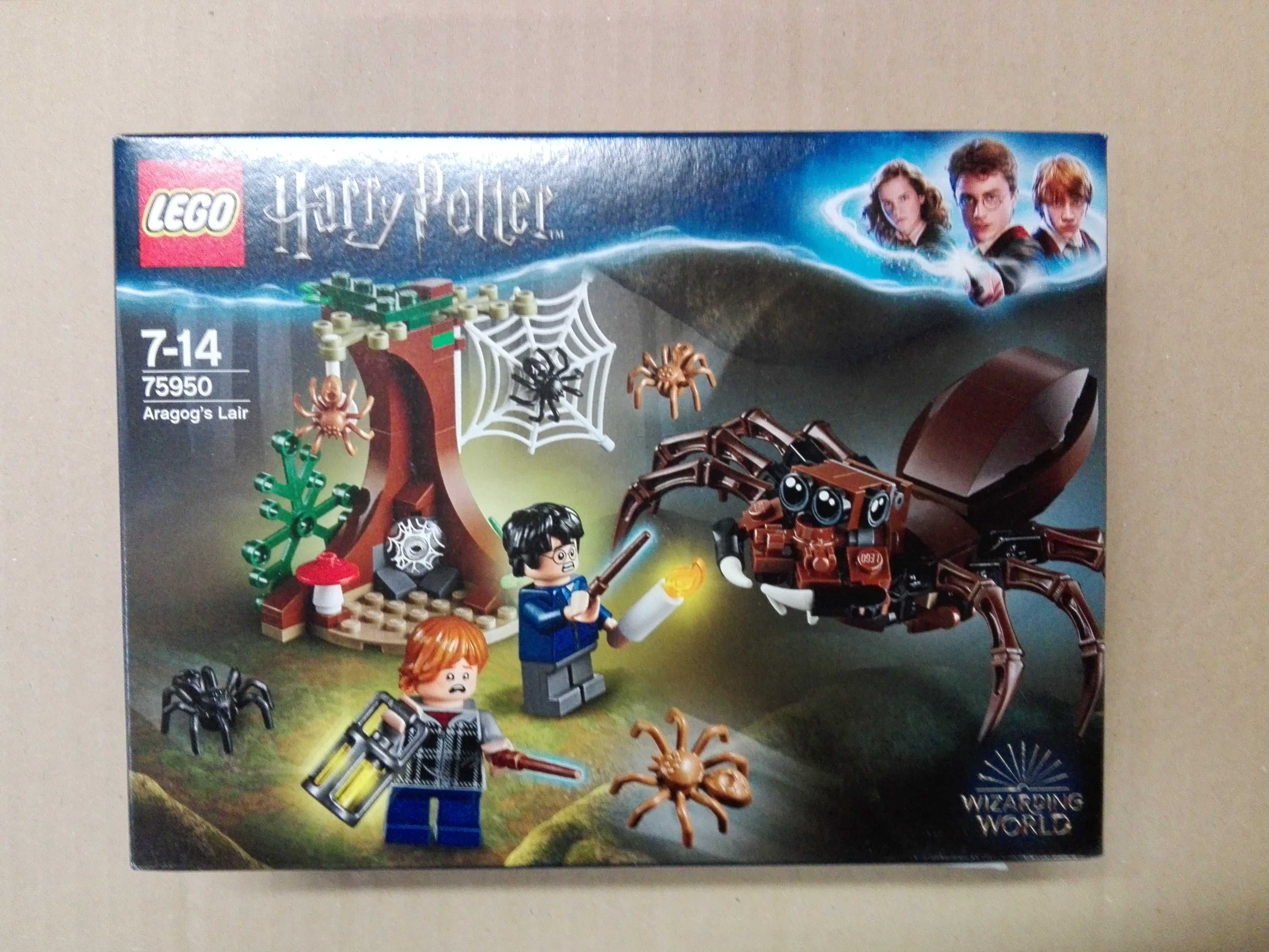 NOWE klocki LEGO Harry Potter 75950 Legowisko Aragoga
