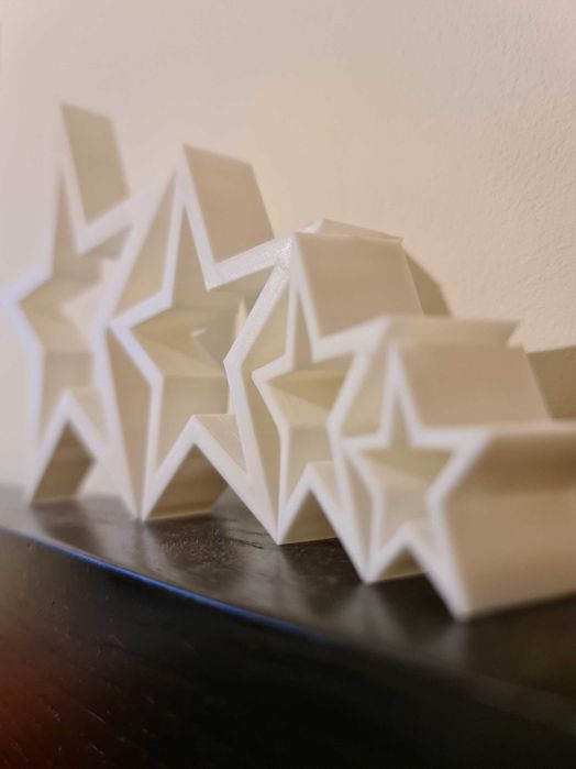 Conj. 4 Estrelas Decoração