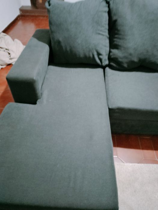 Sofá usado chaise long