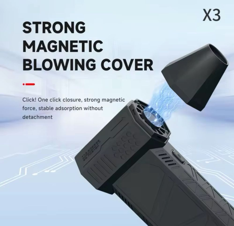 Портативний турбовентилятор Jetfan mini turbo X3 130000 PRM