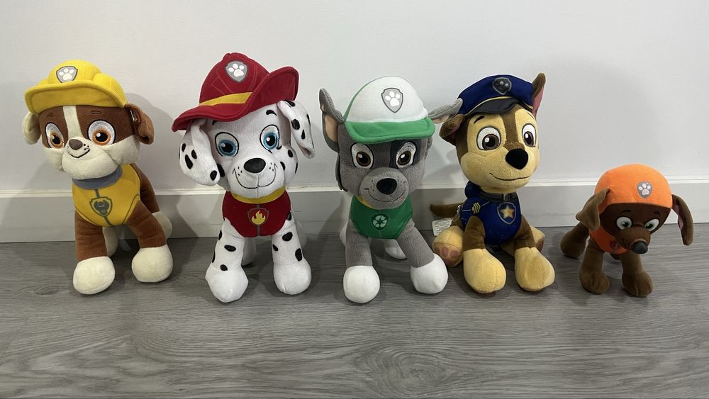 Peluches patrulha pata 7,5€/cada