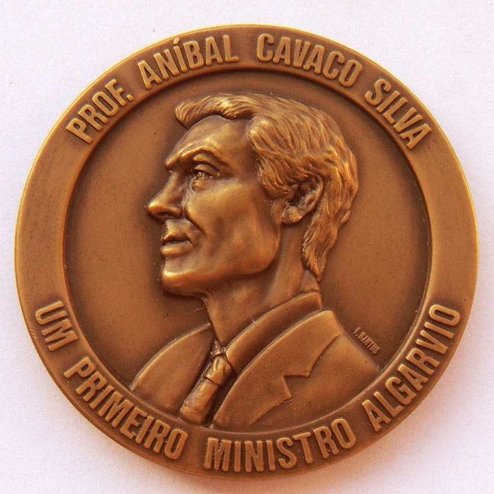 Medalha de Bronze Política Prof. Aníbal Cavaco Silva PSD Algarve 1985