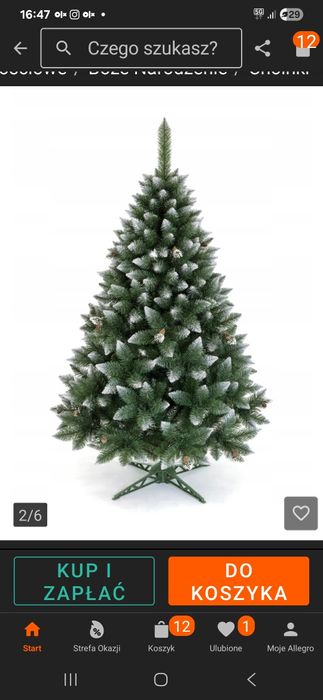 Sztuczna Choinka sosna 250cm