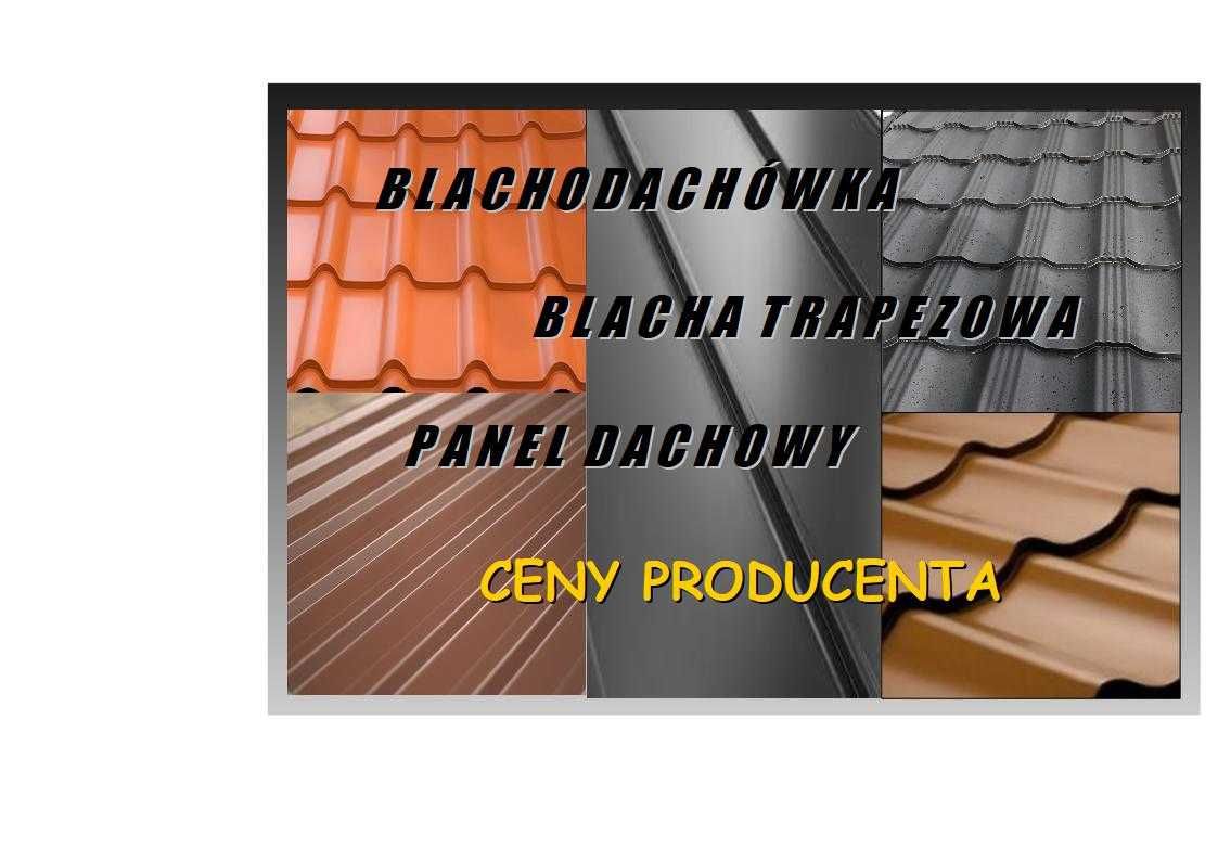 Blacha trapezowa, blachodachówka, moduł, producent dostawa gratis
