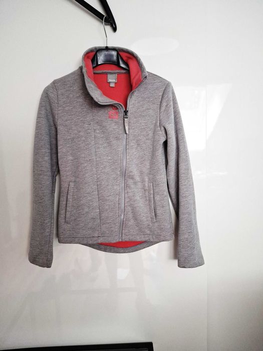 Bench szara różowa bluza z wysokim kołnierzem 11-12lat 152cm
