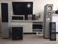 Kino domowe 5+1 (subwoofer aktywnym) i  amplitunerem Pioneer VSX329