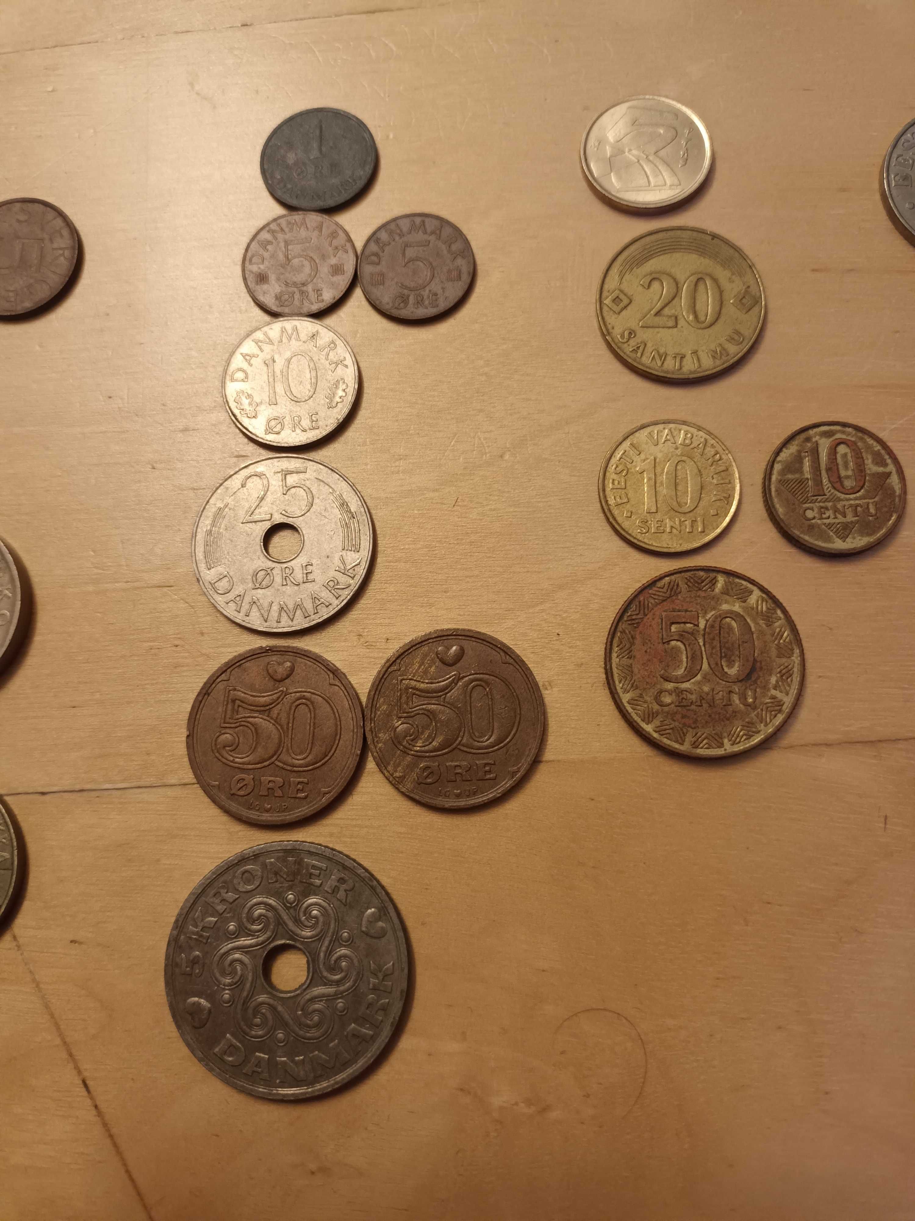 Monety Szwecja,Dania,Finlandia,Norwegia,Litwa,Estonia