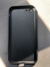 Capa silicone preta para iPhone 7/8