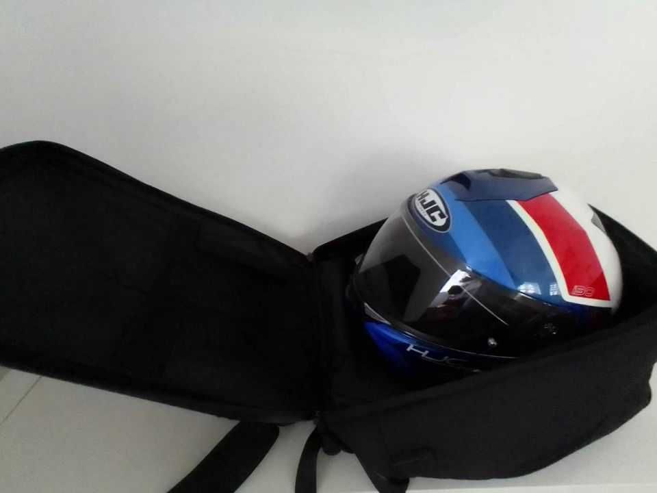 Mochila motard c/espaço para capacete - Novo modelo!