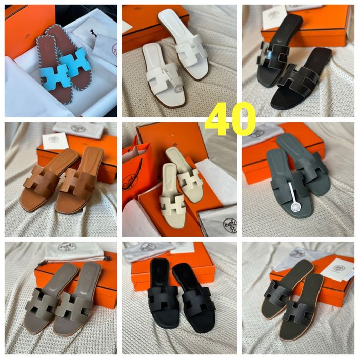 Шлепки шлепанцы Herme