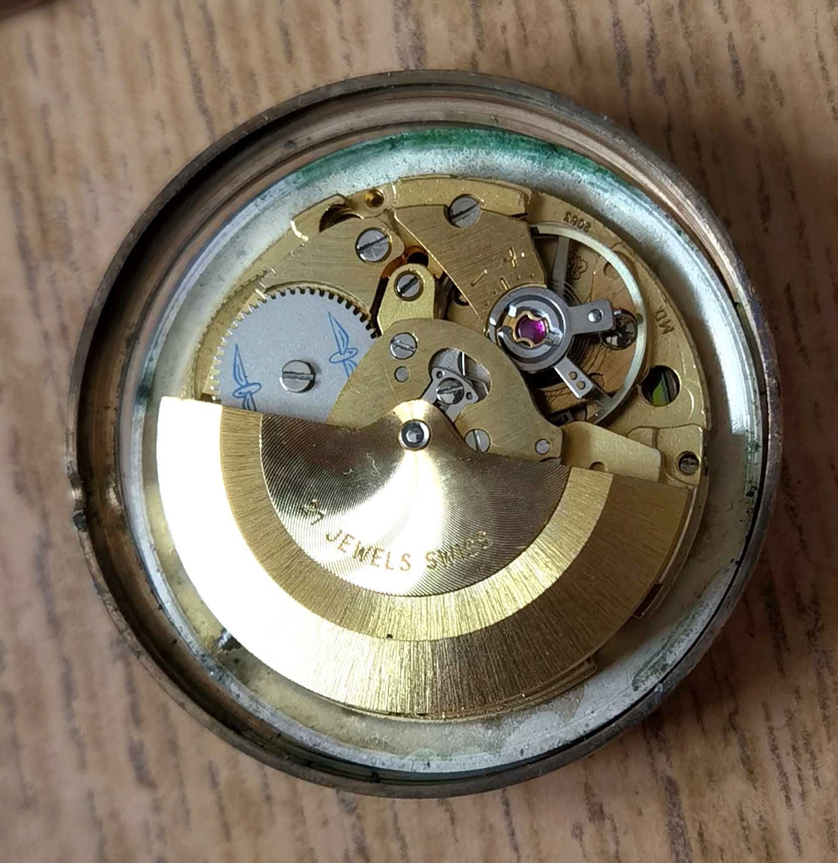 Złoty Zegarek Rotary Automatic 21 Jewels Swiss Made lata 60te złoto375