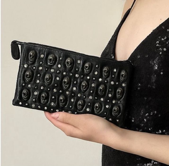 ‼️Люксовый клатч-кошелёк в стиле Philipp Plein