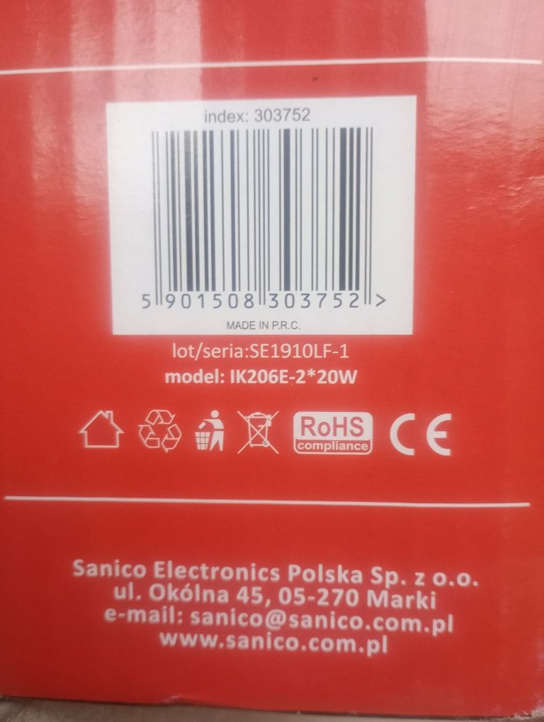 Lampa owadobójcza IK206-2x20W