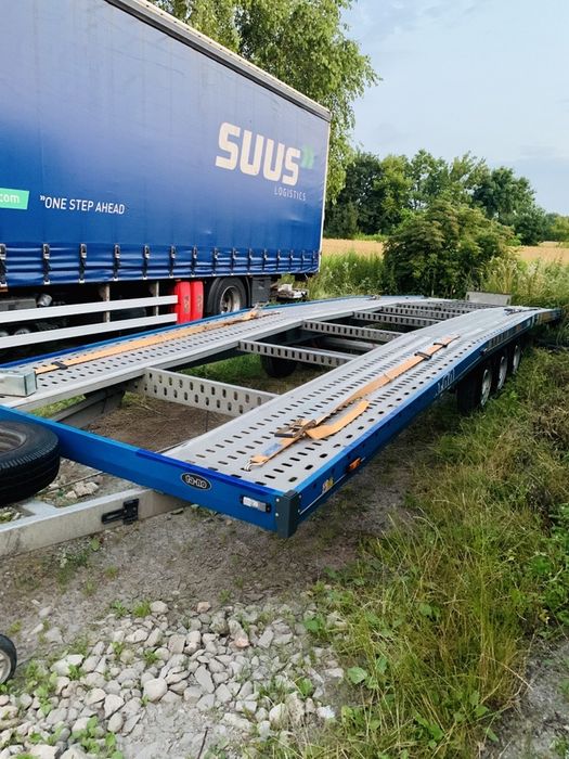 Wynajem laweta, autolaweta, przyczepy ciężarowe 4,5 m 8,5 m