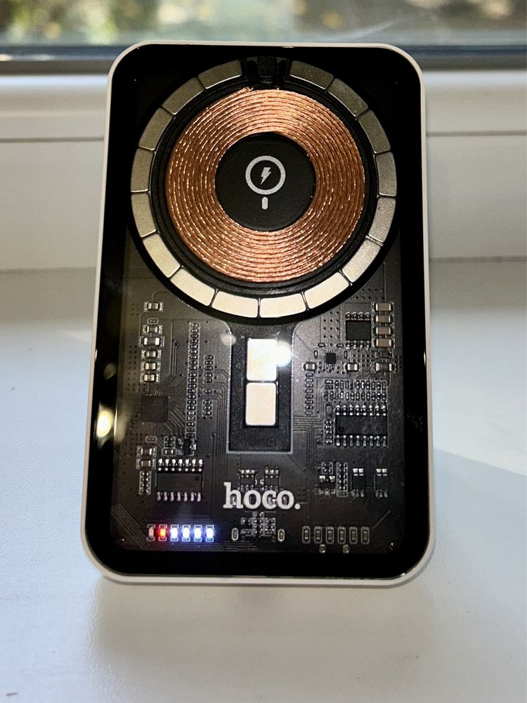 Беспроводной магнитный внешний аккумулятор HOCO Q10 PD (5000 мАч)