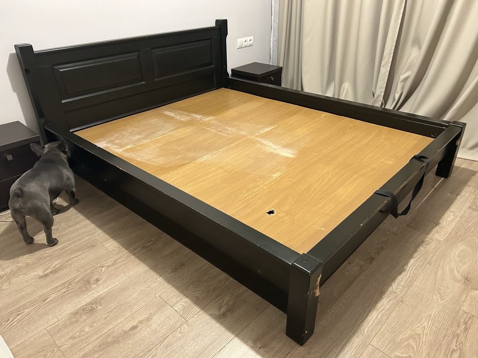 Ліжко дерево ясінь 160*200