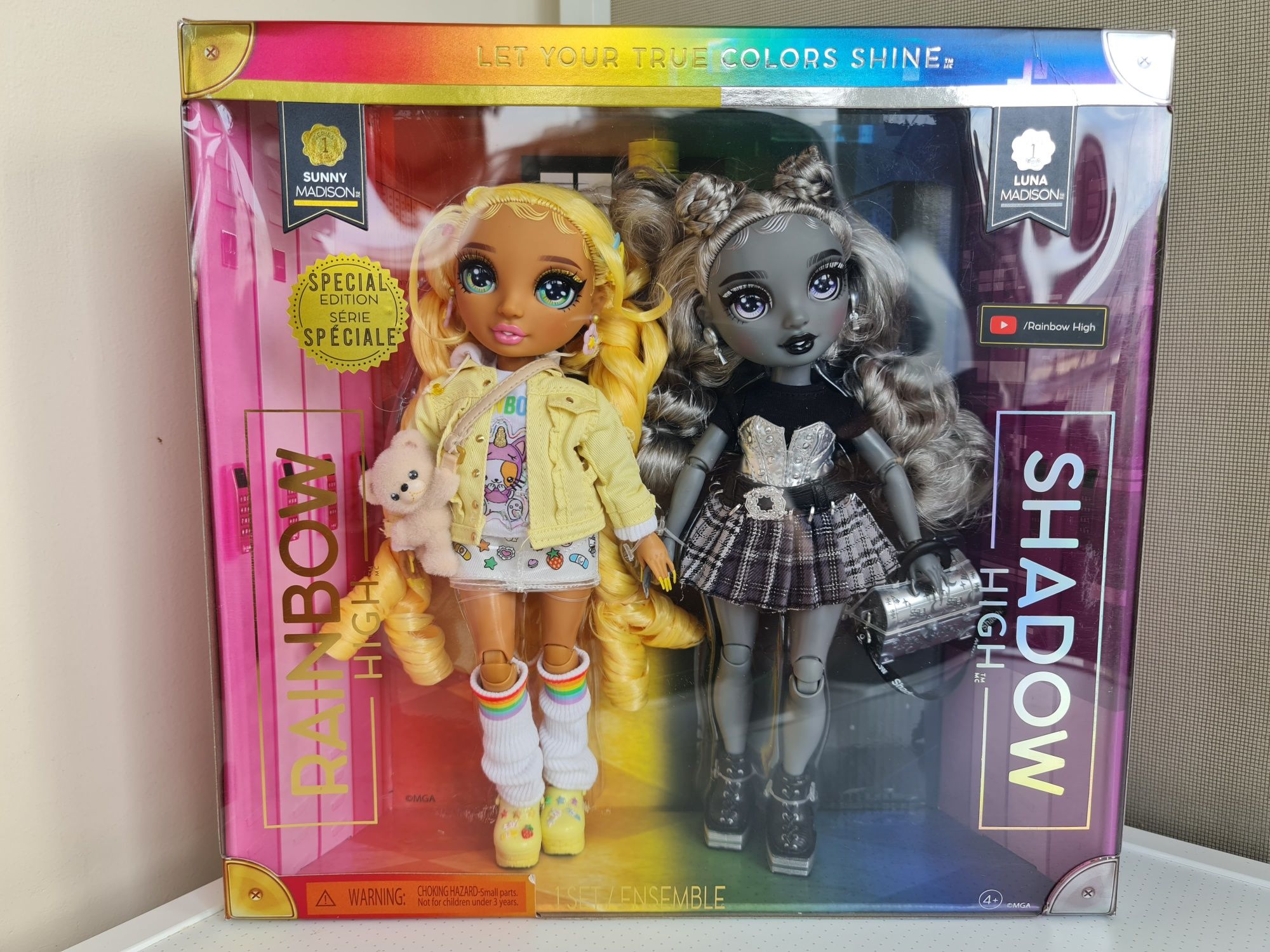 Rainbow High Shadow High Madison Twins 2 Pack - SUNNY & LUNA близнюки