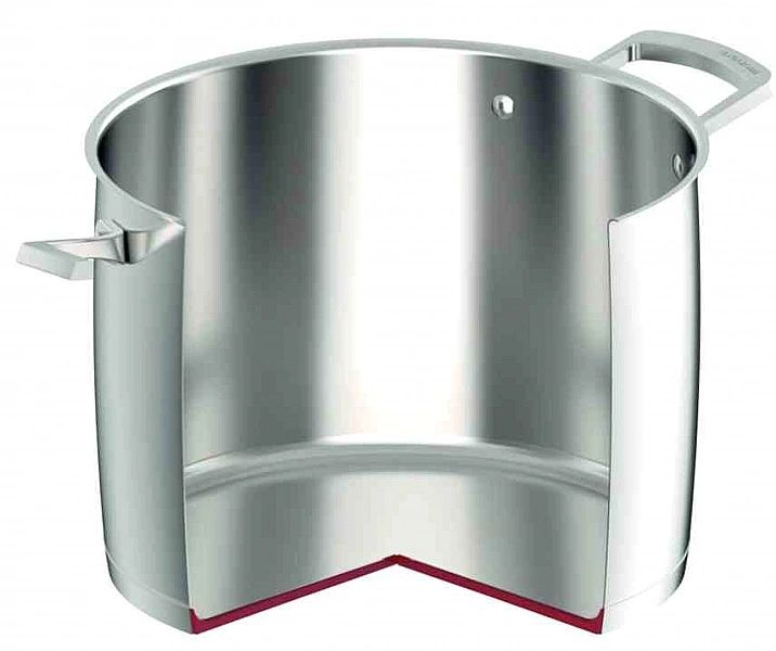Garnek z pokrywką 24 cm, Accordo, indukcja / Moneta