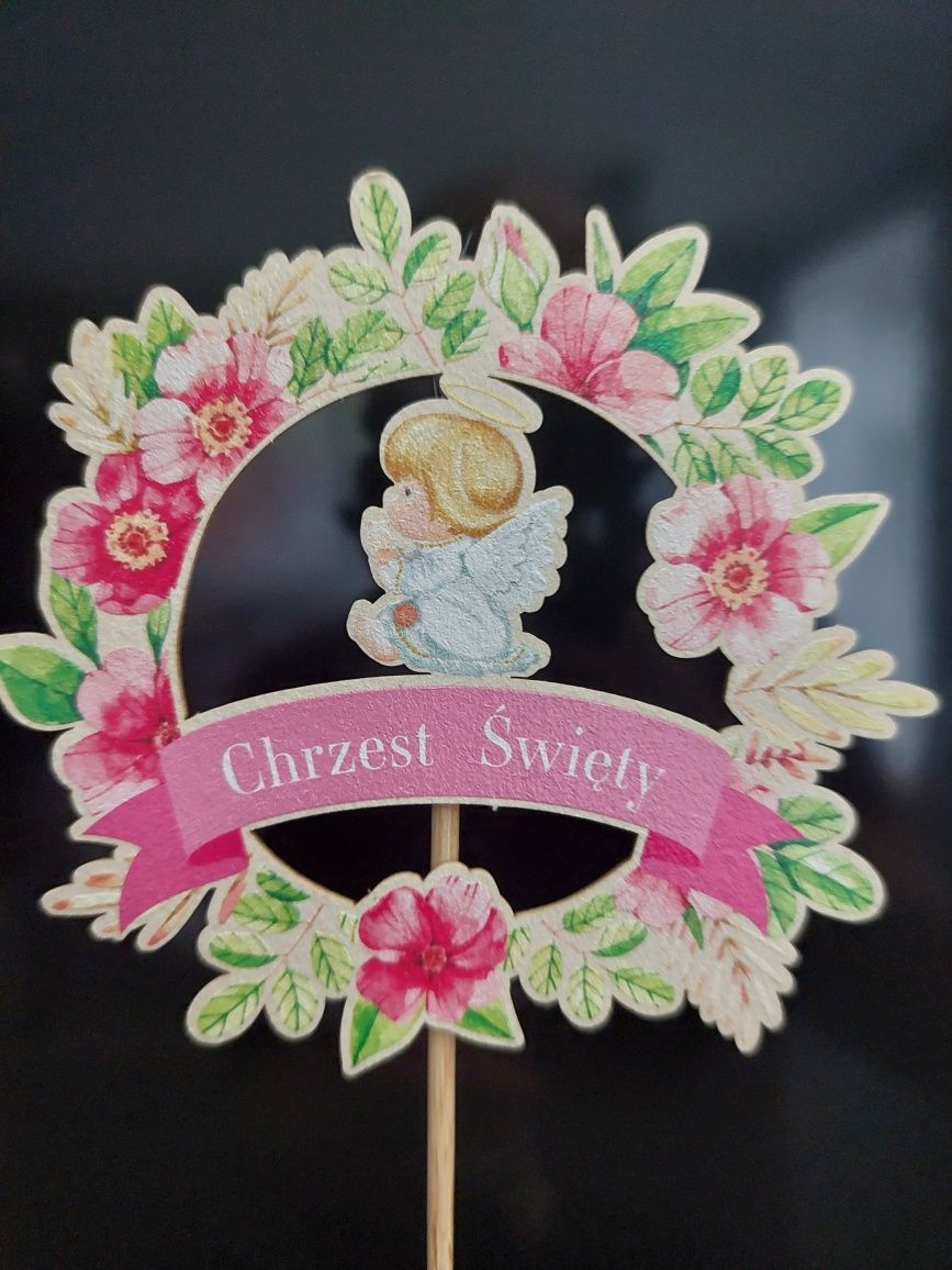 Napis na tort Chrzest Święty