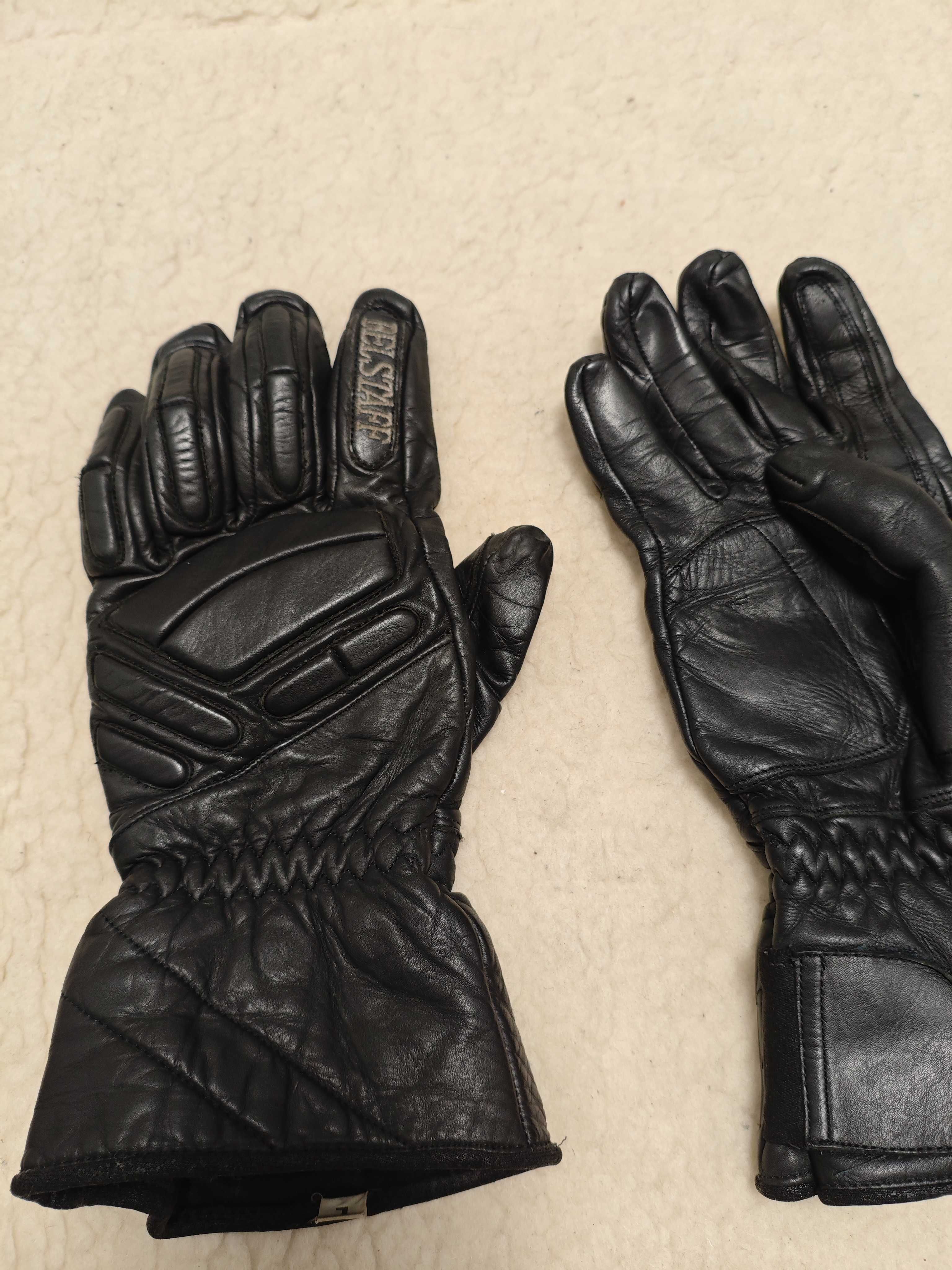 Belstaff р L шкіряні чоловічі мото рукавички літні байкерські рукавиці