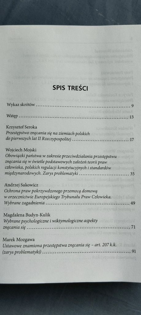 Znęcanie się monografia prawo redakcja Marek Mozgawa Wolters Kluwer