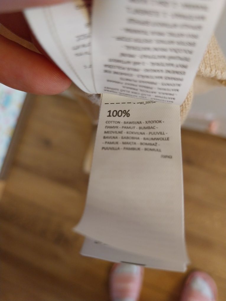 Komplet sweterkowy r.80 chłopięcy Sinsay unisex wiosenny sweterek zima