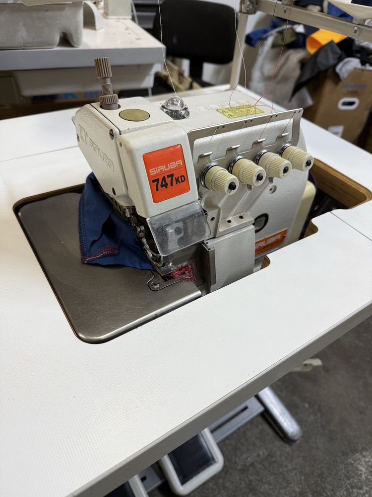 Overlock 4-nitkowy Siruba Silnik DD w głowicy jak juki