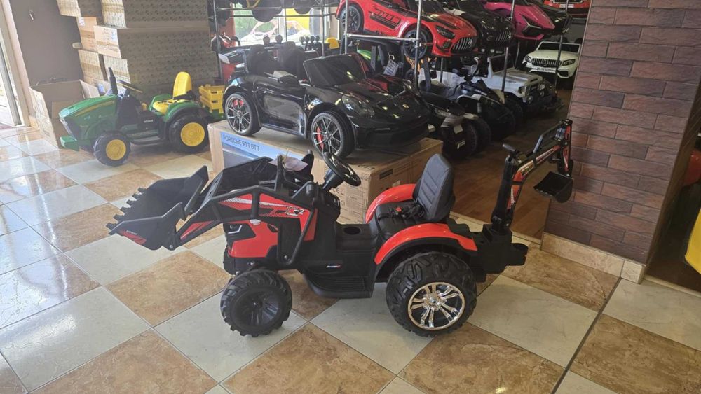 Wielki traktor koparka 720t sx2068 2x200W 24V dla dzieci