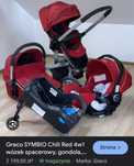 Wózek 4w1 Graco Symbio Chili Red