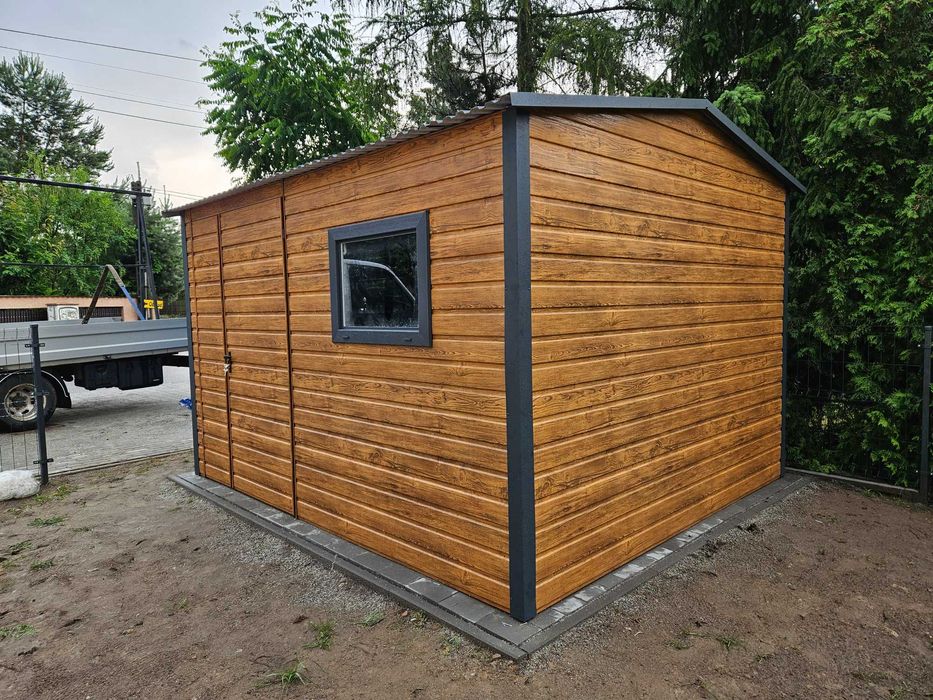 GARAŻ Drewnopodobny Hala Wiata Rolnicza Budka ogrodowa Magazyn Blaszak