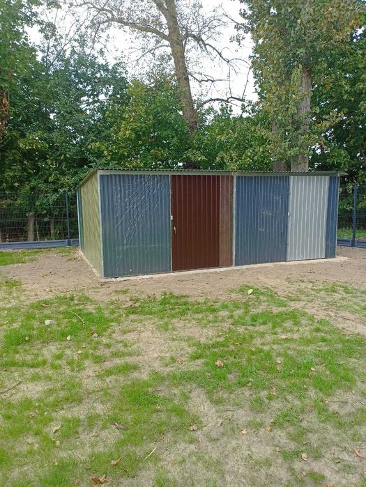 Garaż blaszany 6x5 3x5 3x6 6x5 6x6 w lll garunku Garaż blaszak Schowek