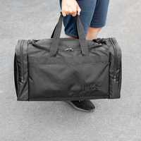 Мужская спортивная сумка NIKE Dark черная  для поездок на 60 литров