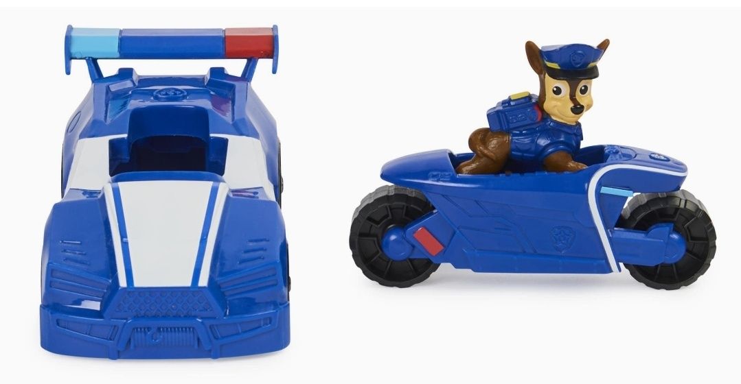 Paw Patrol The Movie 2 in 1 Chase Mini Police Vehicle Set