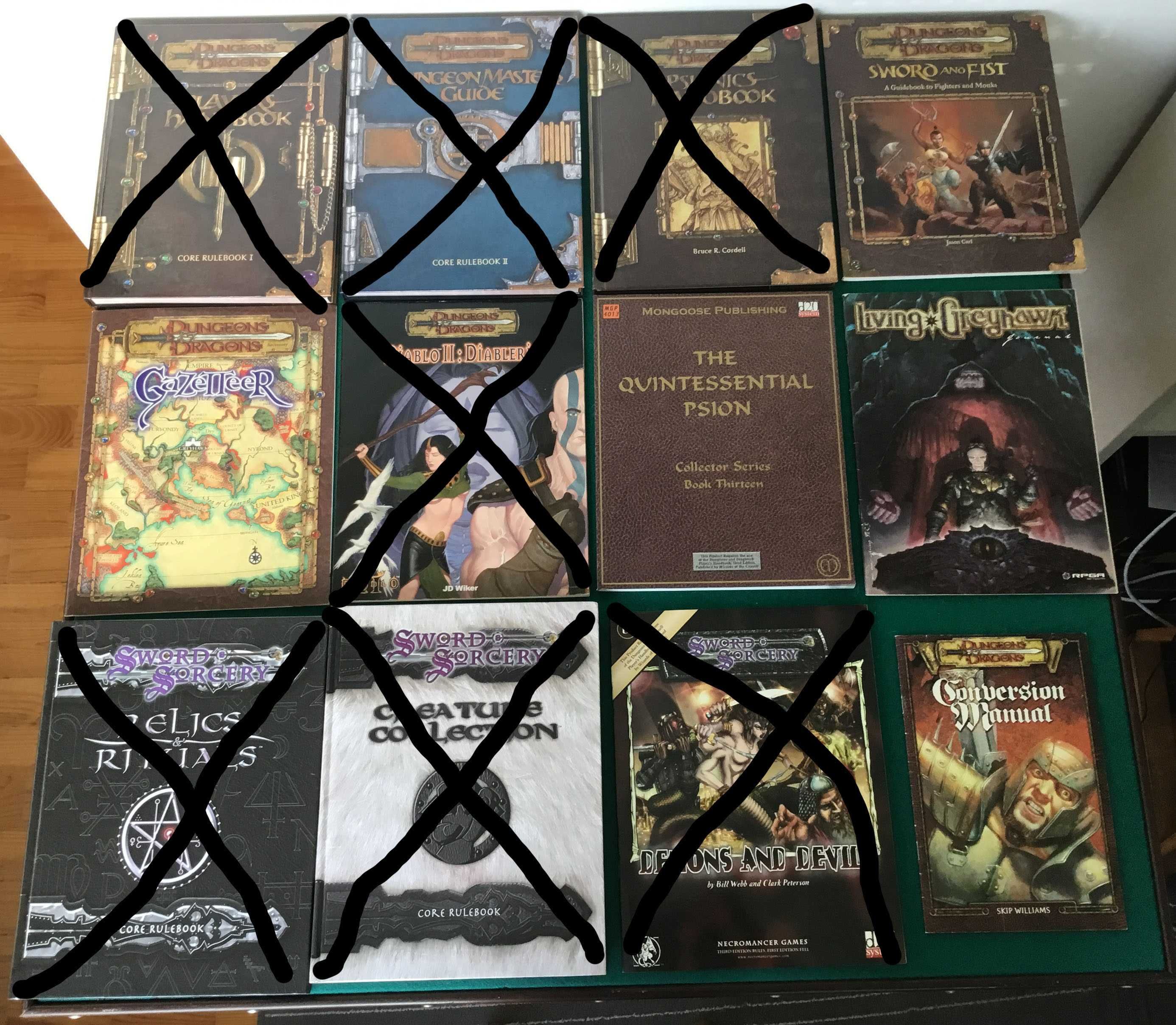 Dungeons & Dragons RPG / AD&D (2.ª edição) e D&D (3.ª edição)