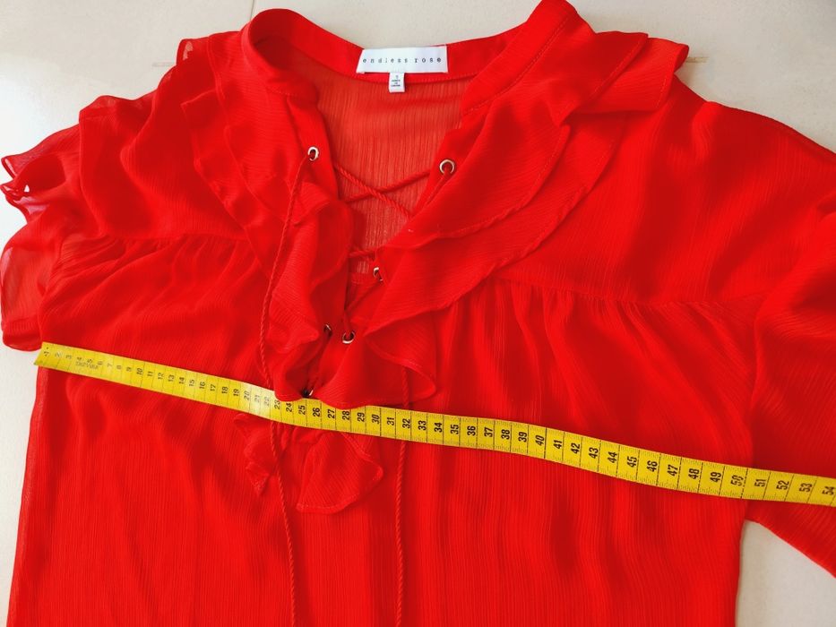 Red Summer Dress - Endless Rose (Tam. S)