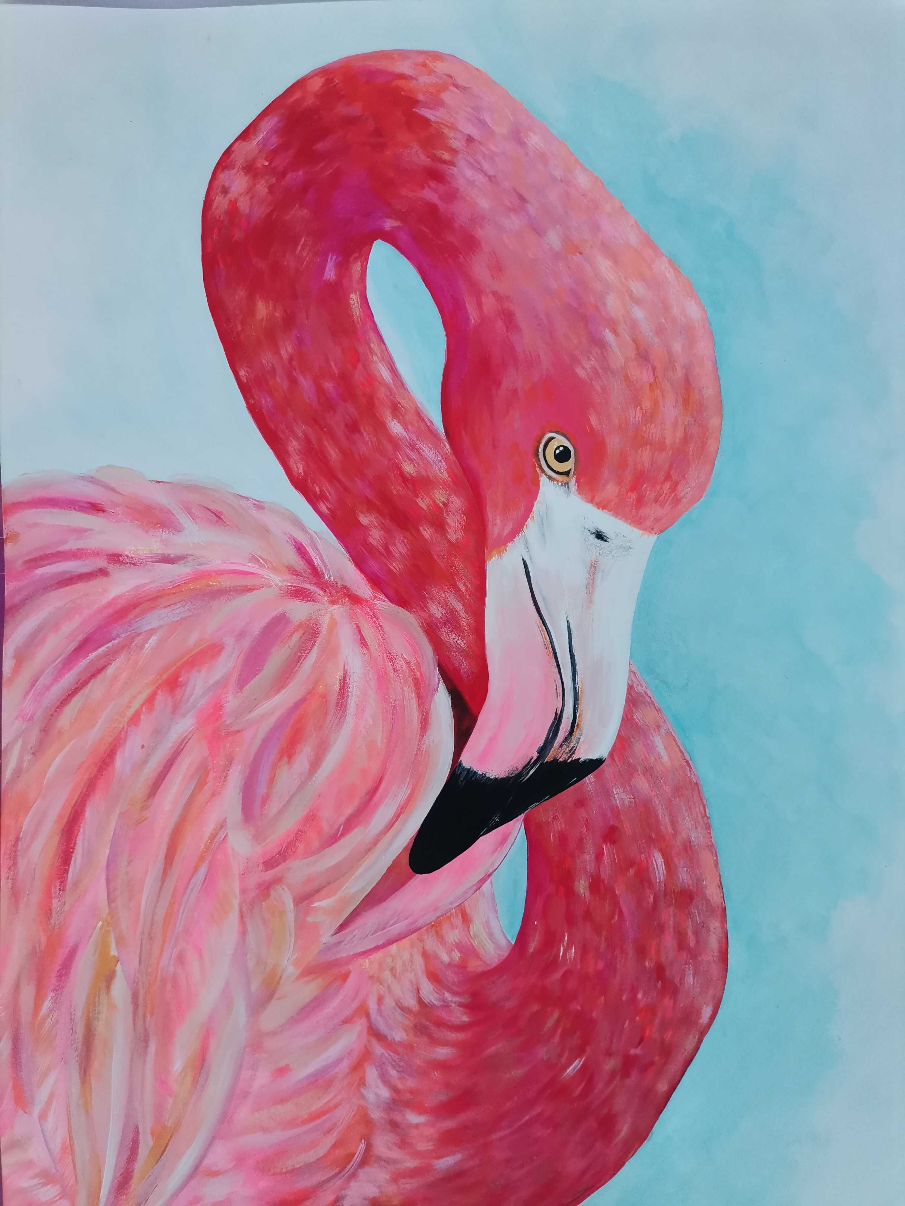 Картина "Фламинго"